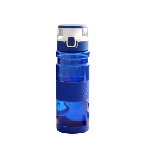 Grip-On: Push button water bottle with silicon grip (600ml approx) | Made from Tritan | BPA free