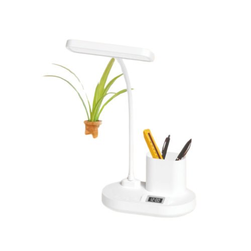 PenZen Time Rechargeable LED lamp PenZen Time: Rechargeable LED lamp with Clock, Pen stand tumbler and Phone stand | 3 Color light | 2400 mAh battery