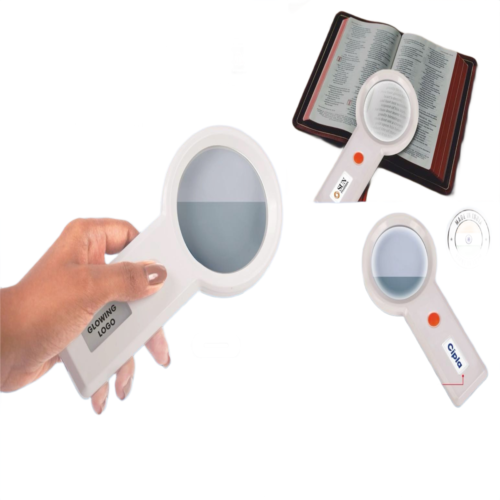 PowerGlow Rechargeable Magnifier PowerGlow Rechargeable Magnifier with 3 lighting modes & Glowing Logo plate | Type C charging