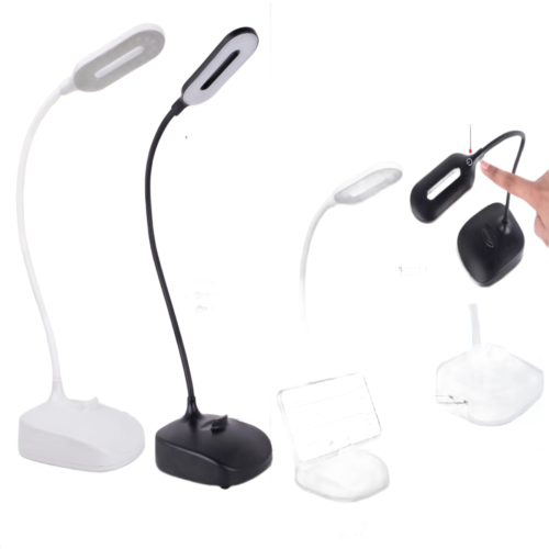 Rechargeable Flexi table lamp with Mobile stand Rechargeable Flexi table lamp with Mobile stand | 3 step dimmer control | Feather Touch button