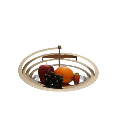 SS Wire frame Fruit bowl (Oval)