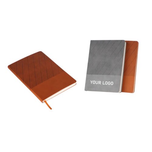 Slant A5 Notebook with Memorandum and Bookmark Ribbon