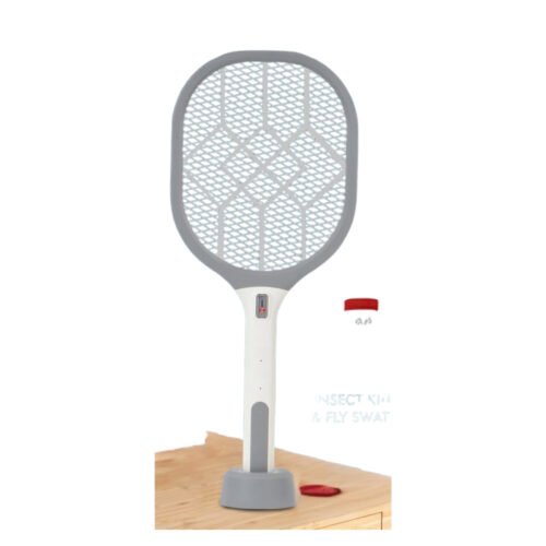 Squash Dual Mode Mosquito racket Squash: Dual Mode Mosquito racket with stand | UV Light | Insect Killer & Fly Swatter | 1200 mAh rechargeable Battery