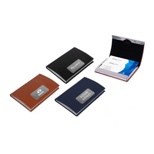 Stainless Steel Magnetic Visiting Card holder with Rectangle Plate