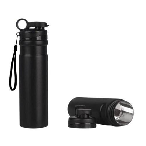 SwiftSip Insulated Steel bottle SwiftSip Insulated Steel bottle | Flip top cap with easy carry slot | 500 ml approx