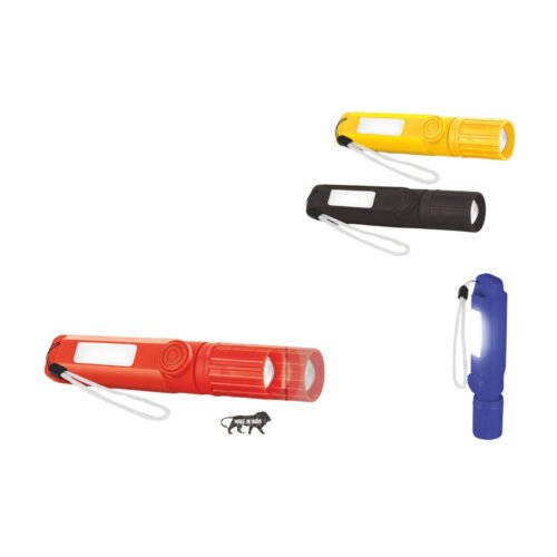 VersaBeam Focus: Rechargeable Focus Torch with 2 Light modes, Blinker and Emergency Lamp | Type C Charging | With Carabiner