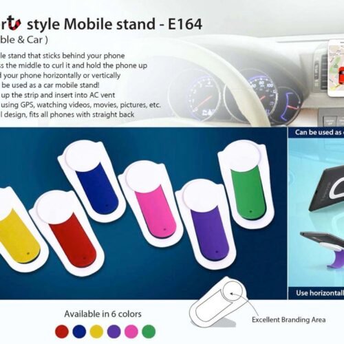e164 Dilbert style Mobile holder | For Table & Car Vent
