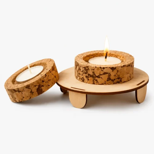 Floating Cork Diya (Set of 2)