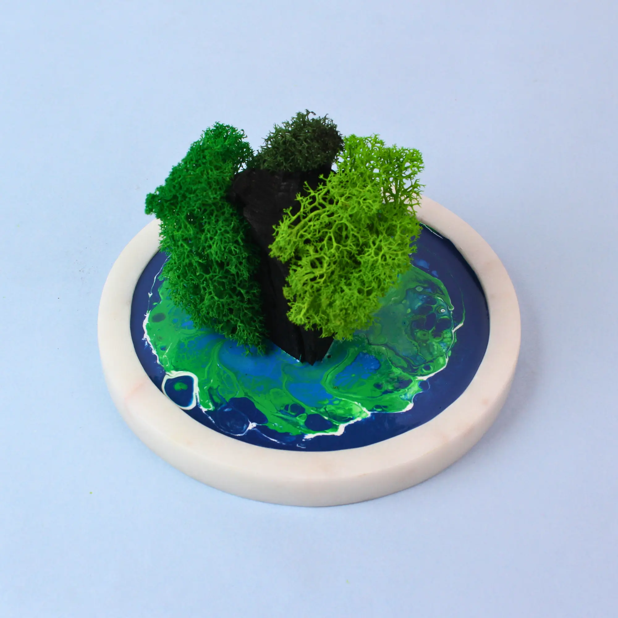 Forest Aqua Marble Mini - Image 3