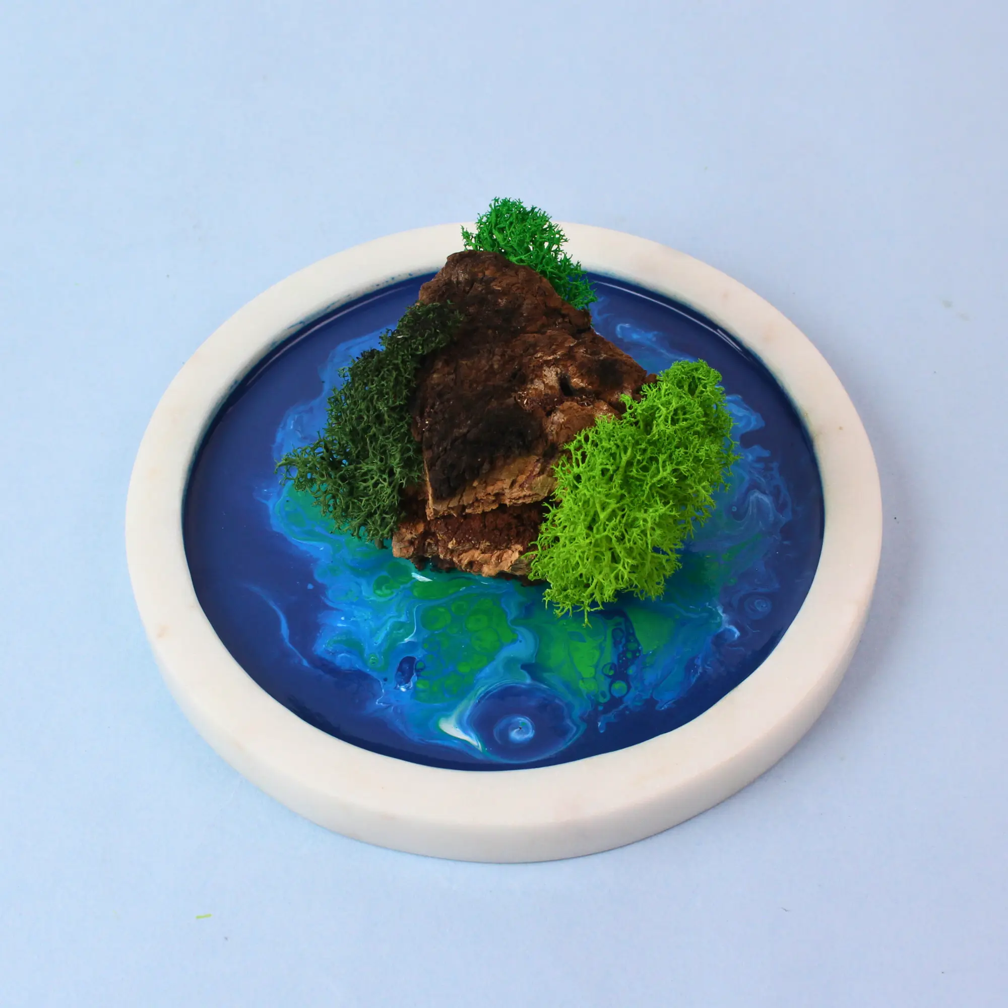 Forest Aqua Marble Mini - Image 4