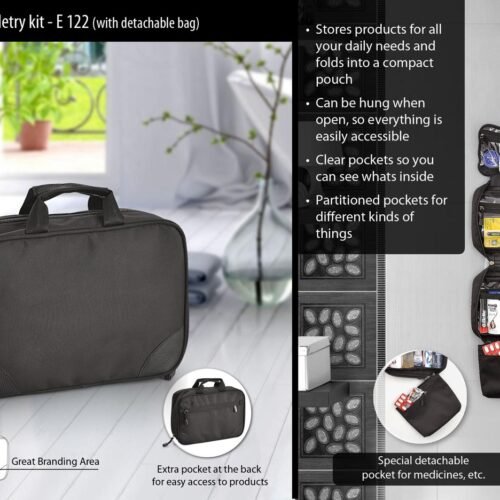 s-e122 4 layer Toiletry kit