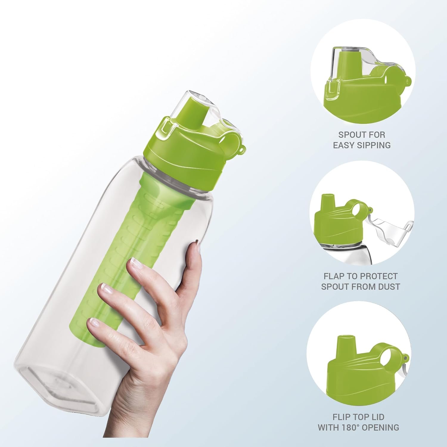 Infuser Pet Bottle 1000ML SET OF 2 - Image 3