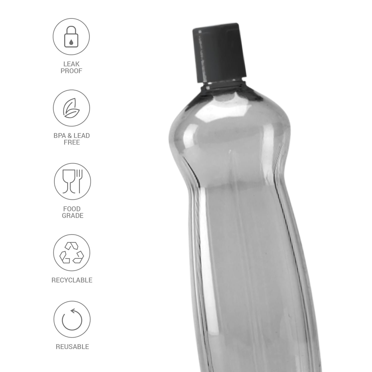 Pacific Pet Bottle 1000ML Set of 6pcs - Image 2