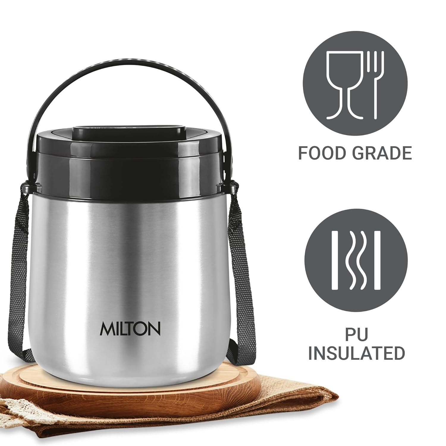 Steel Classic Stainless-Steel Tiffin 3 Container - Image 2