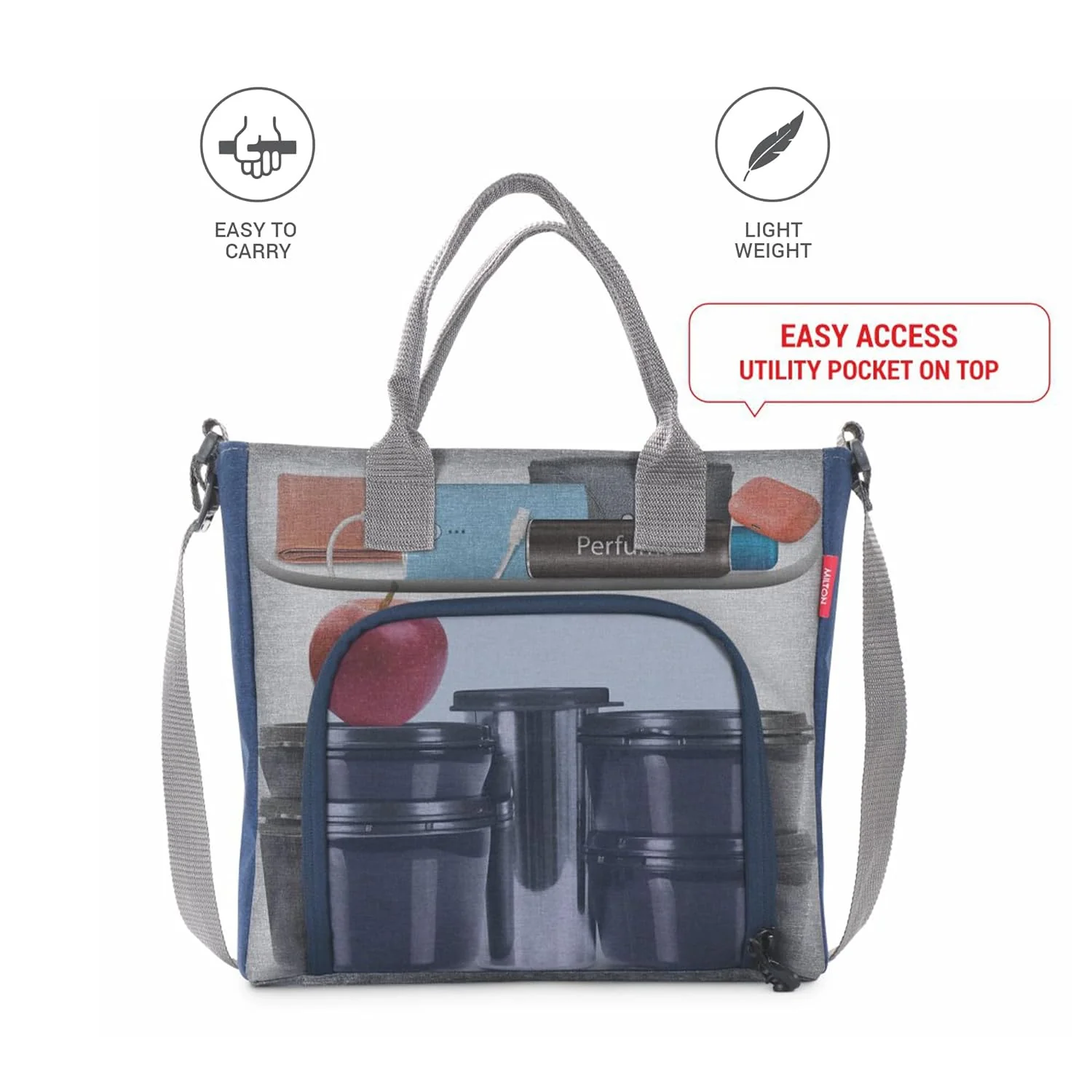 Style Mate Tiffin 4 Container and 1 Tumbler - Image 3