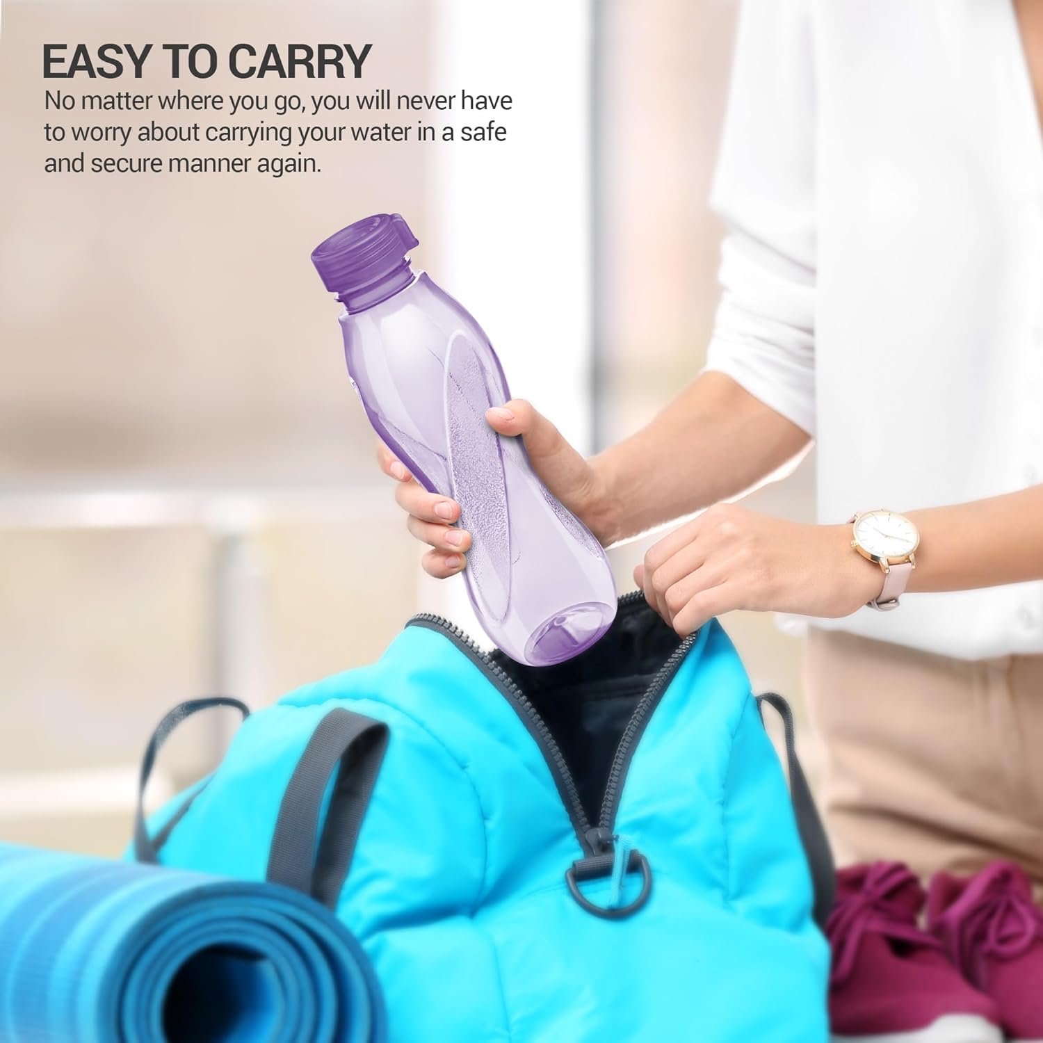 Oscar Pet Bottle 1000ML Set of 6pcs - Image 4