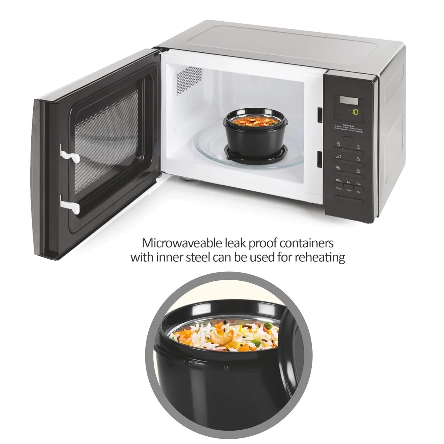 Style Mate Tiffin 4 Container and 1 Tumbler - Image 4