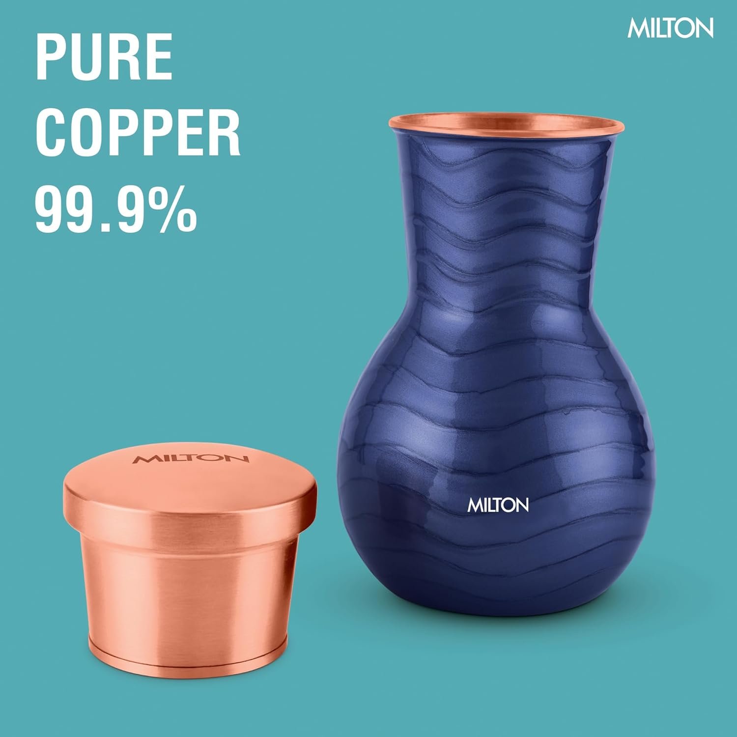 Copper Neerja Bed Pot Design 1300 - Image 2