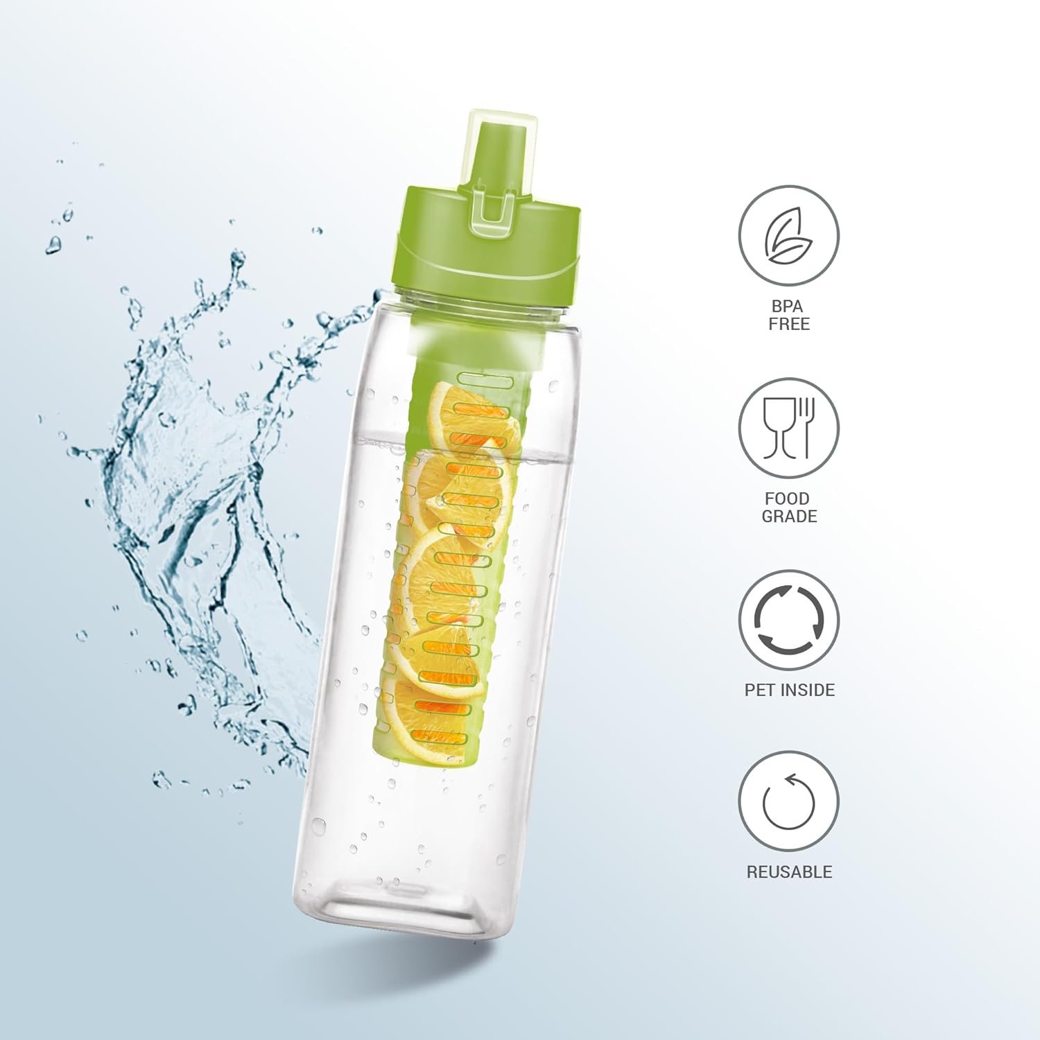 Infuser Pet Bottle 1000ML SET OF 2 - Image 2