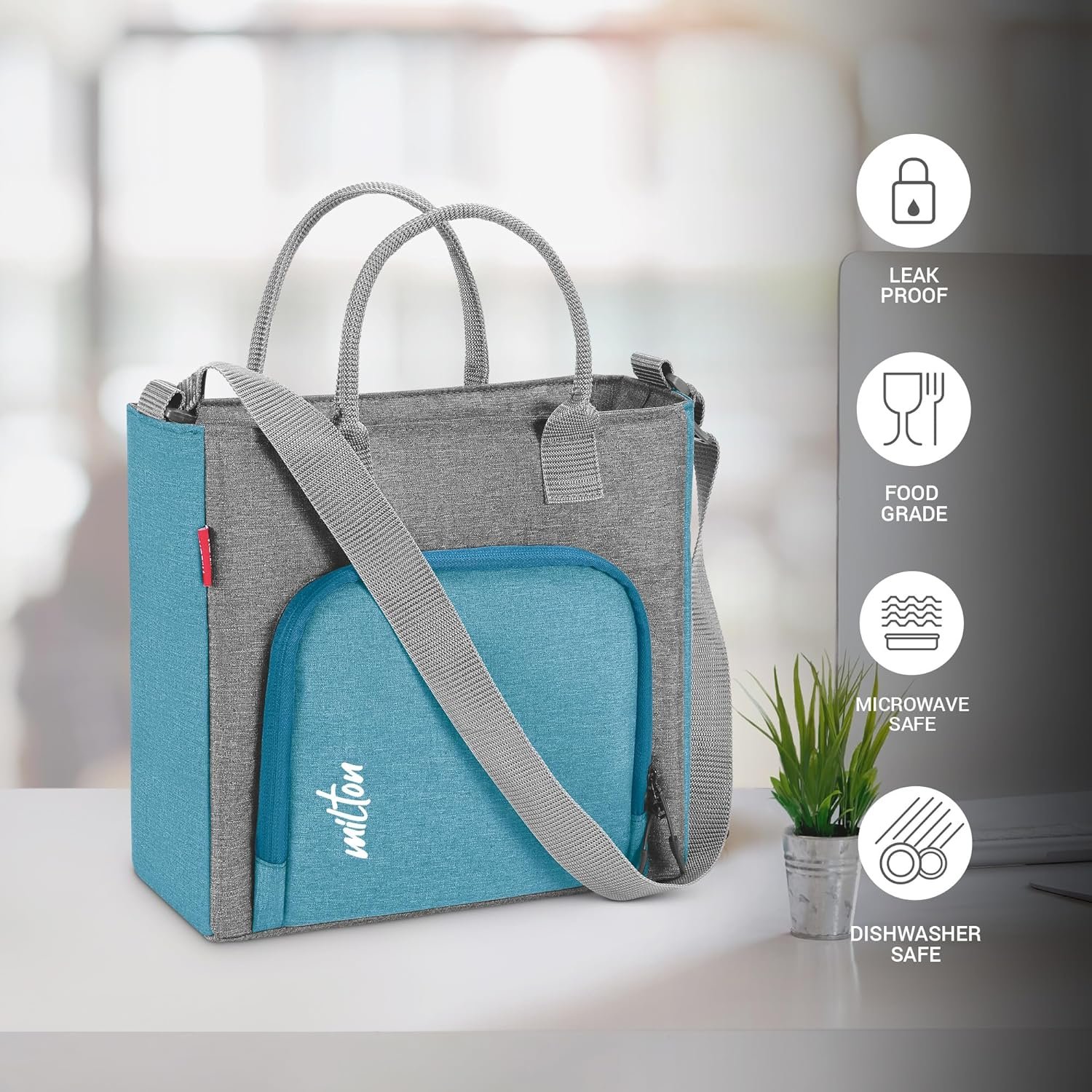 Style Mate Tiffin 4 Container and 1 Tumbler - Image 2