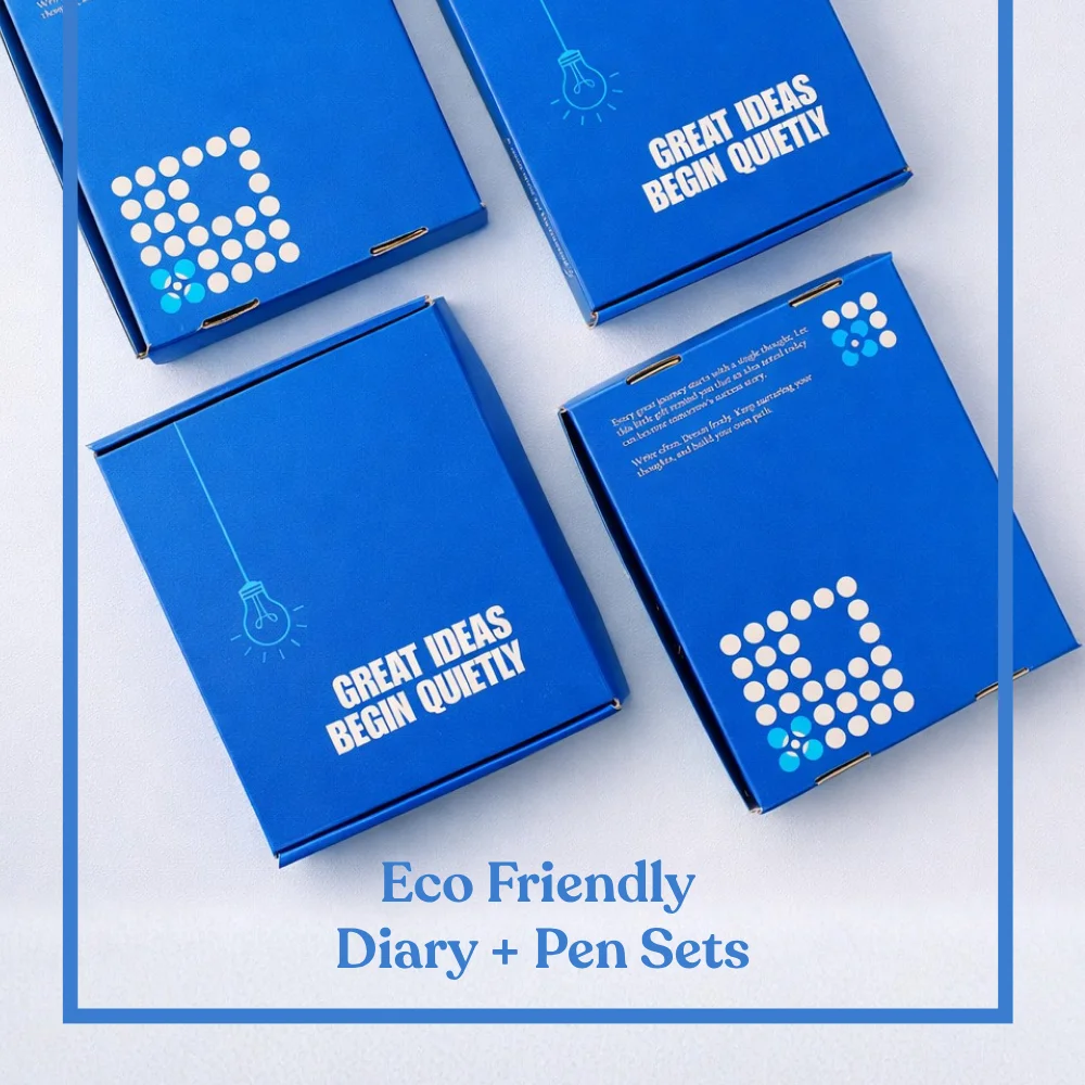 Cork Diary & Cork Pen Gift Box - Image 2