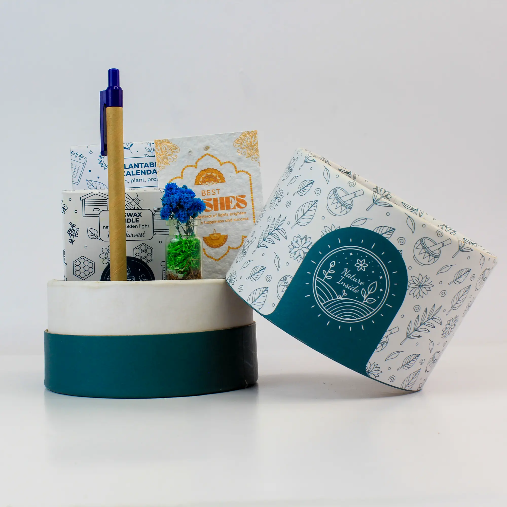 Eco Flourish Candle Tube Gift - Image 2