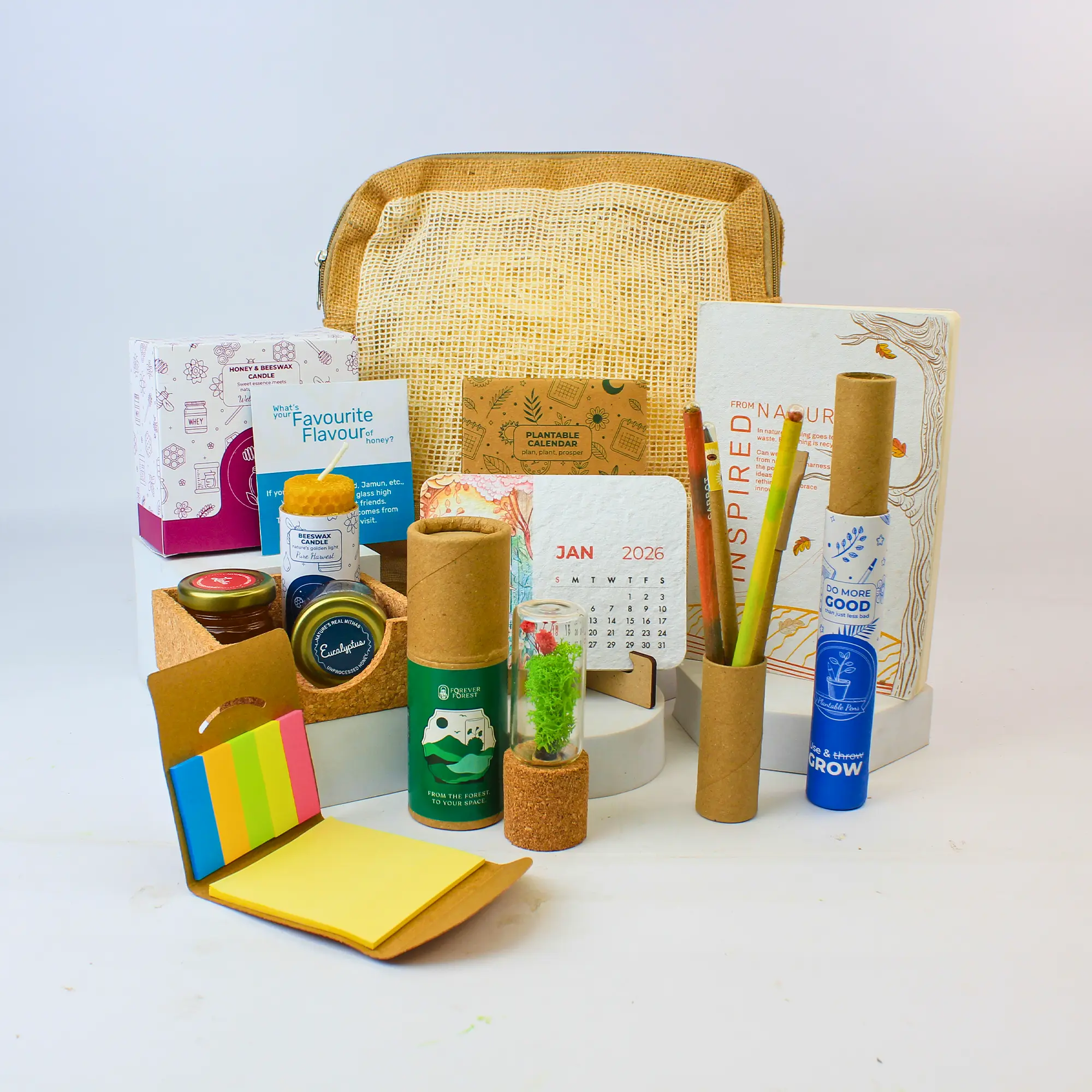 Festive Forest Jute Box Bag - Image 2