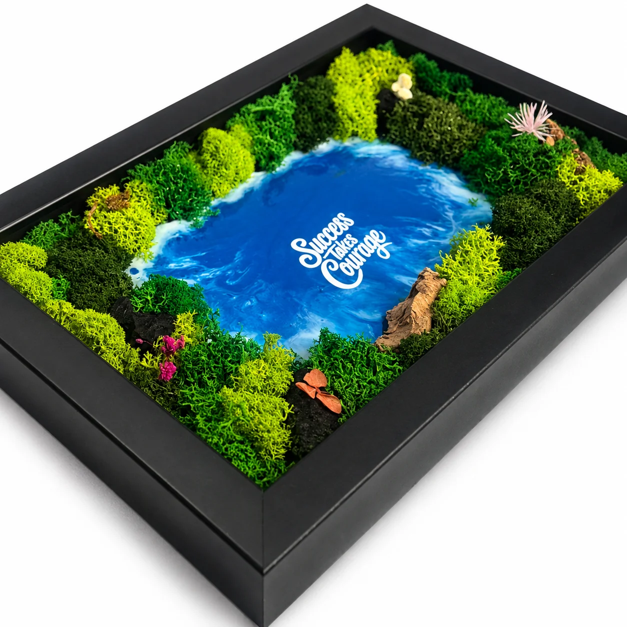 Forest Aqua Frame: 8" X 12" - Image 2
