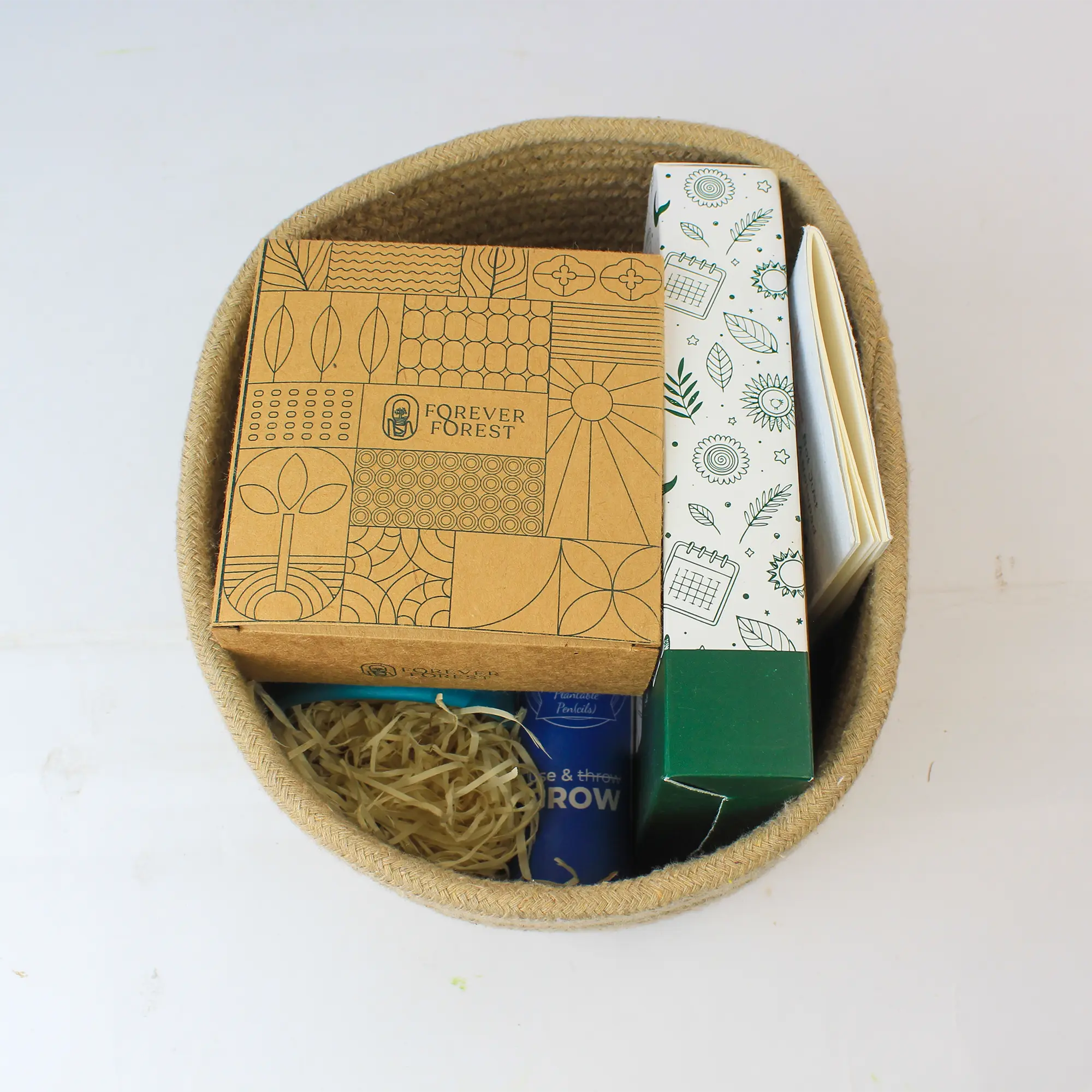 Forest Jute Basket Gift - Image 2