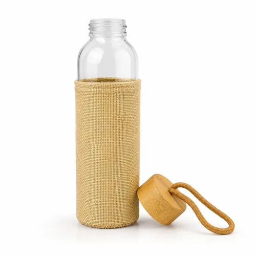 hero (73) Glass Bottle With Jute Sleeve