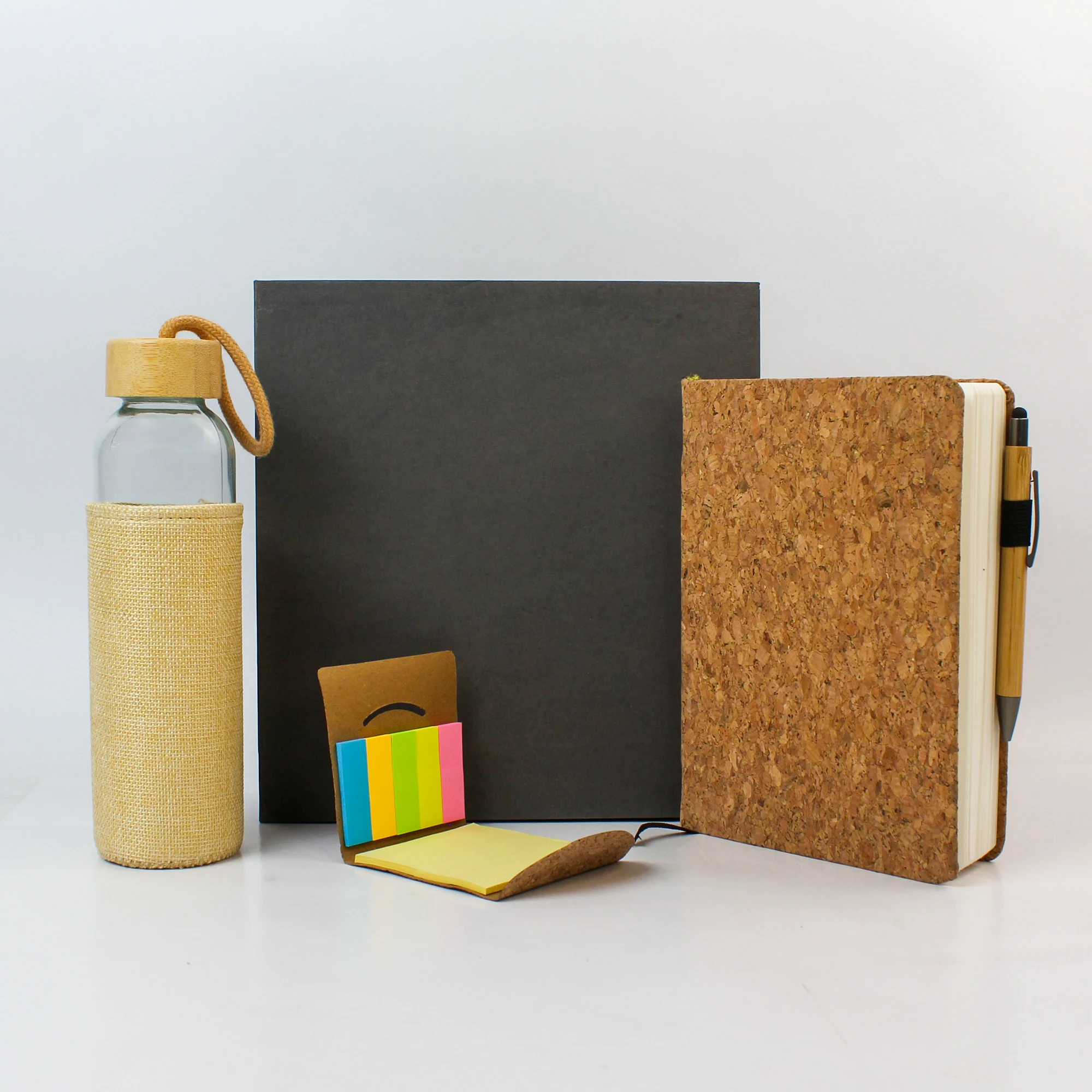 Cork Diary & Bottle Desk Set - Image 2