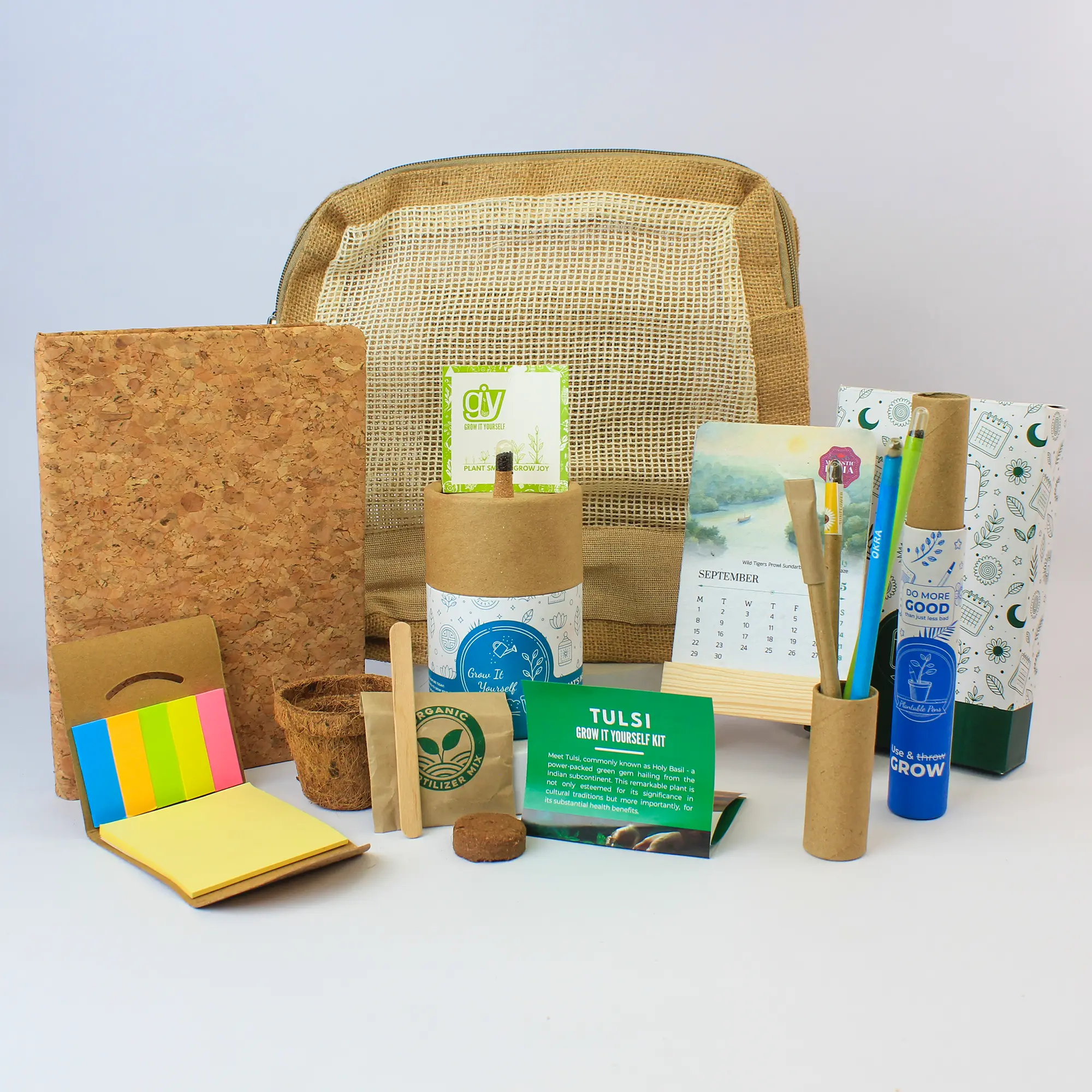 Cork Diary Jute Desk Kit - Image 3