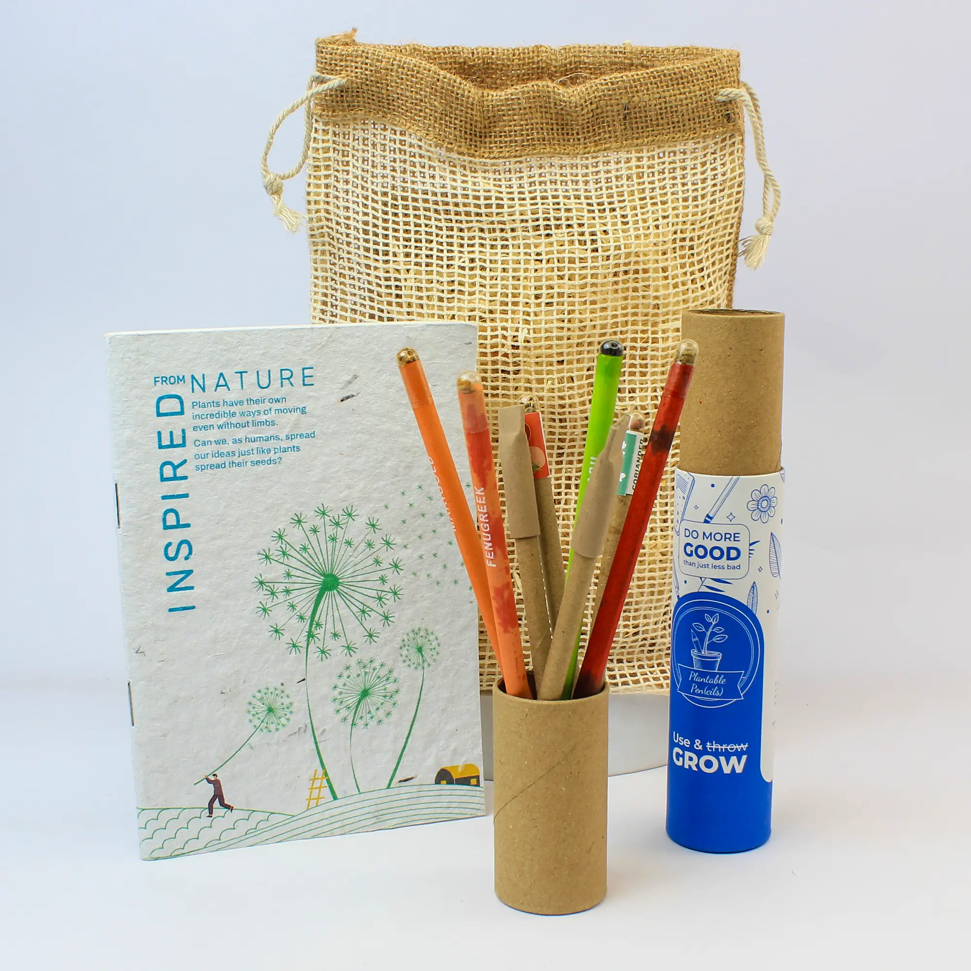 Plantable 4+4 Jute Stationery Kit - Image 3