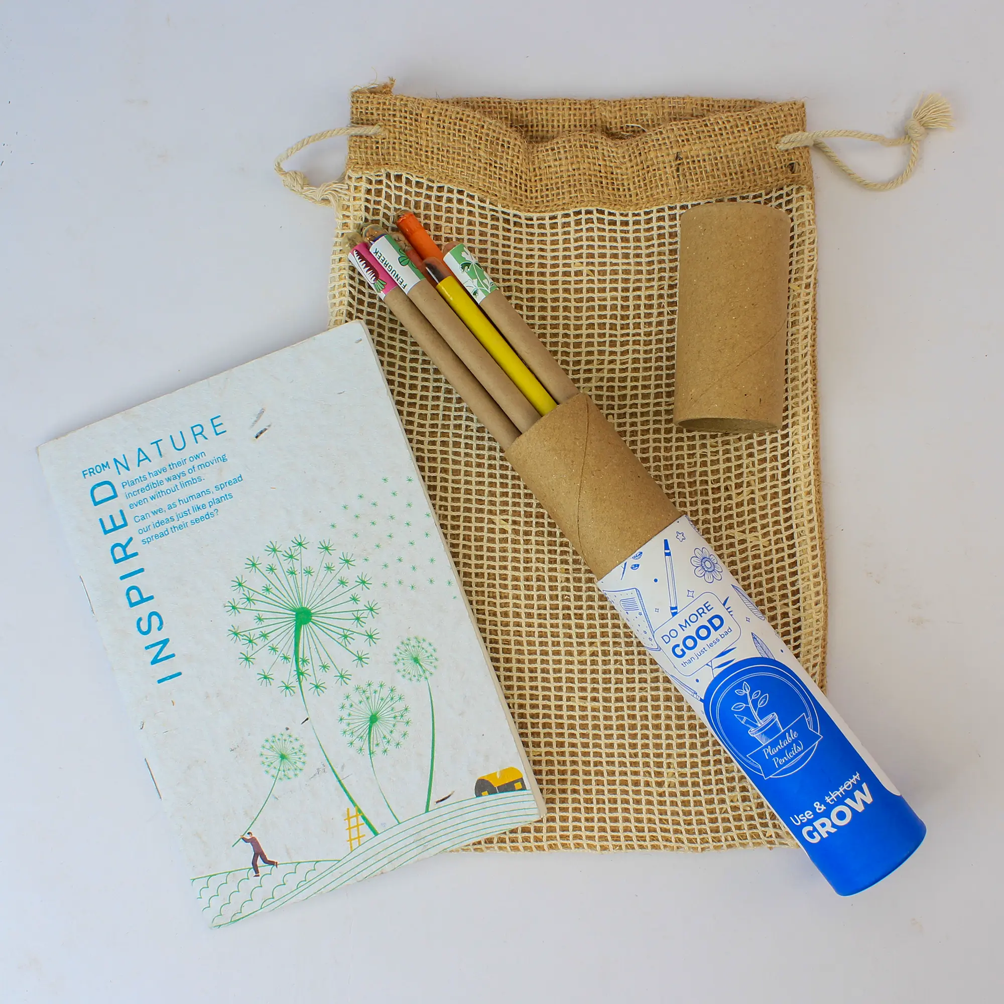Plantable 5+5 Jute Stationery Kit - Image 2