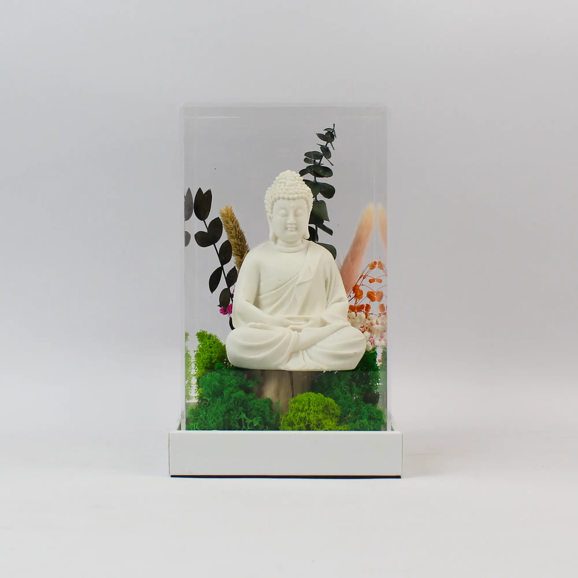 Forest Terrarium 9x5 With Buddha - Image 2
