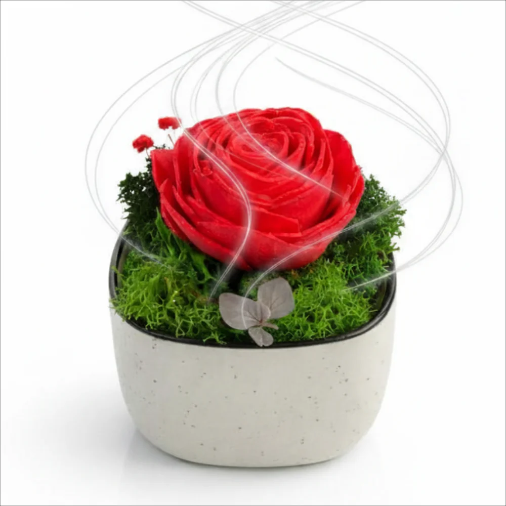 Ceramic Forest Rose Pod - Image 3