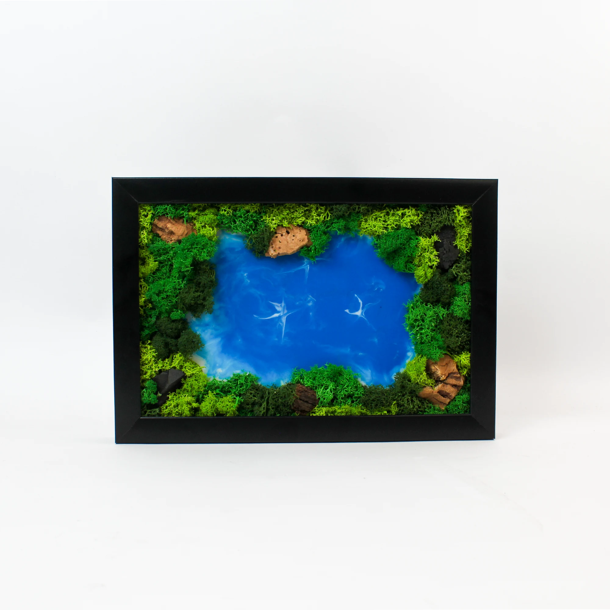 Forest Aqua Frame: 8" X 12" - Image 3