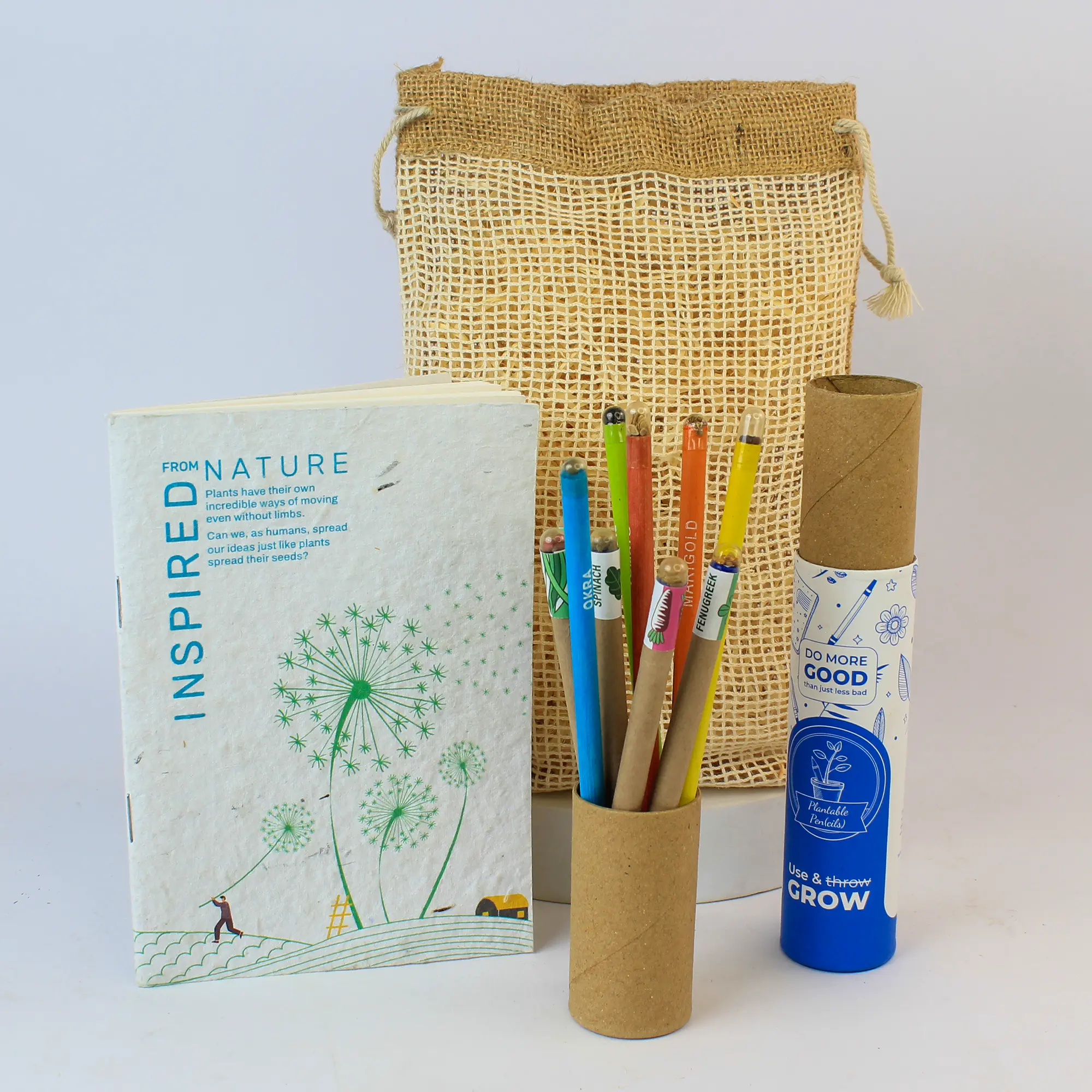 Plantable 5+5 Jute Stationery Kit - Image 4