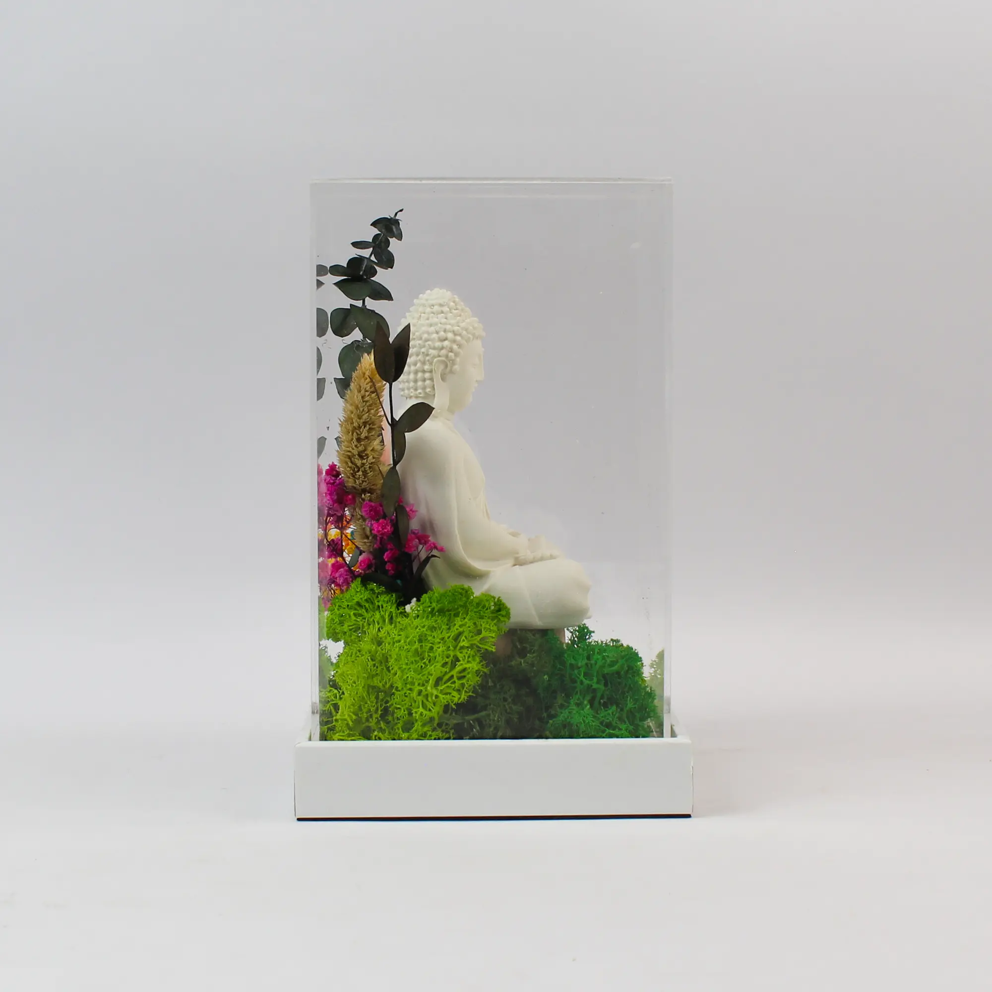 Forest Terrarium 9x5 With Buddha - Image 3