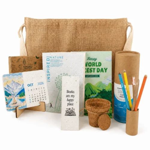 image-4 (8) Plantable Jute Stationery Kit