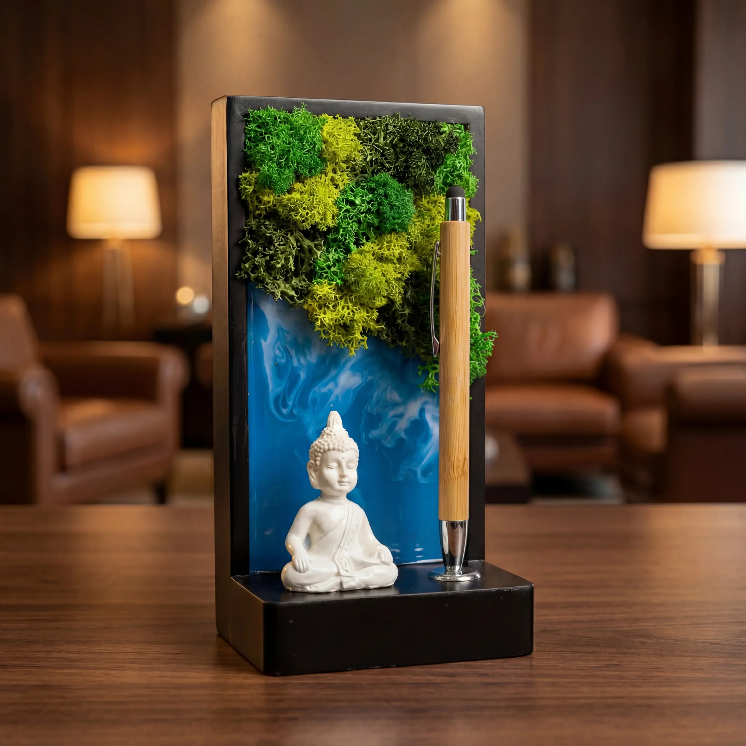 Forest Aqua Wall Stand-Buddha - Image 2