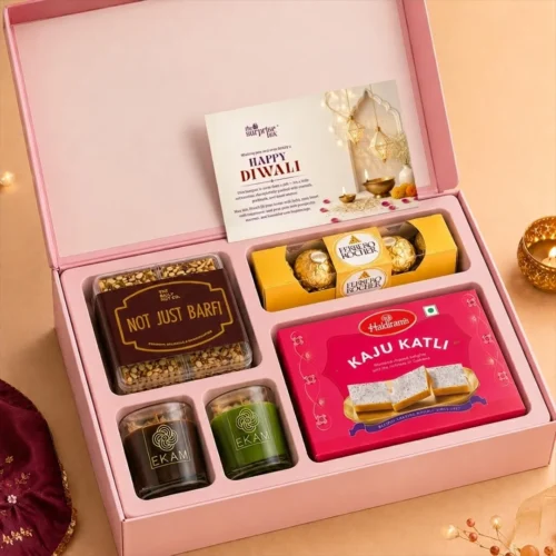 13-Sweets Gift Hampers The Blush Confectionery & Glow Box