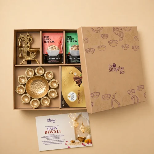 15_Eco-Friendly Diwali Kits The Peacock & Urli Heritage Radiance Box