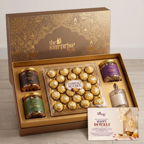 2_Loopify Premium Dry Fruit Gift Hamper - Variant 1 The Royal Gourmet Diwali Hamper